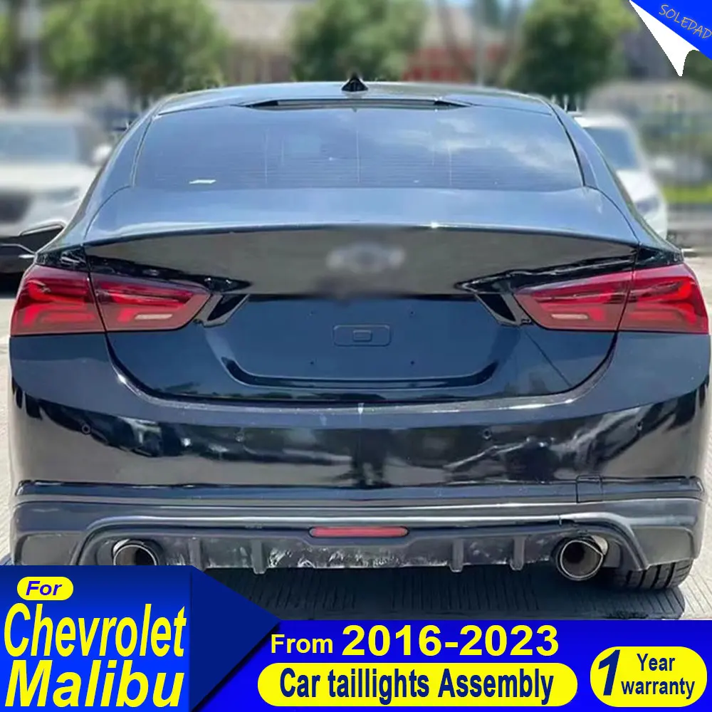 

A pair Car Tail Lamp for Chevrolet Malibu XL LED Tail Light 2016-2022 Malibu XL Rear Fog Brake Turn Signal Auto Accessories