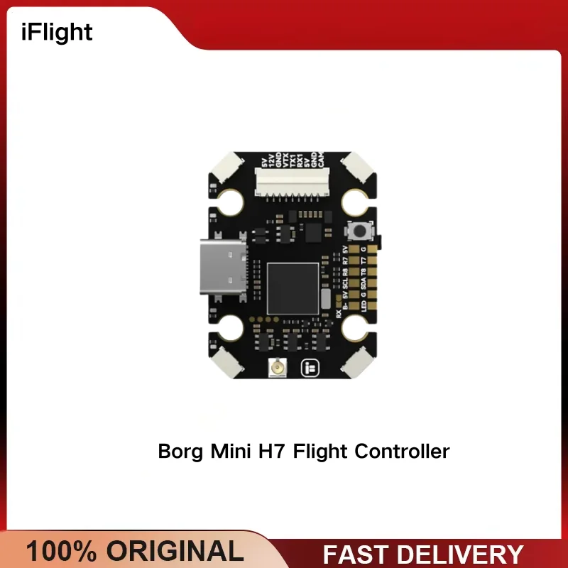 iFlight Borg Mini H7 FC Built-in ELRS 2.4G RX ICM42688 Gyro 32MB Blackbox 20x20mm 4-6S for FPV Racing Drone