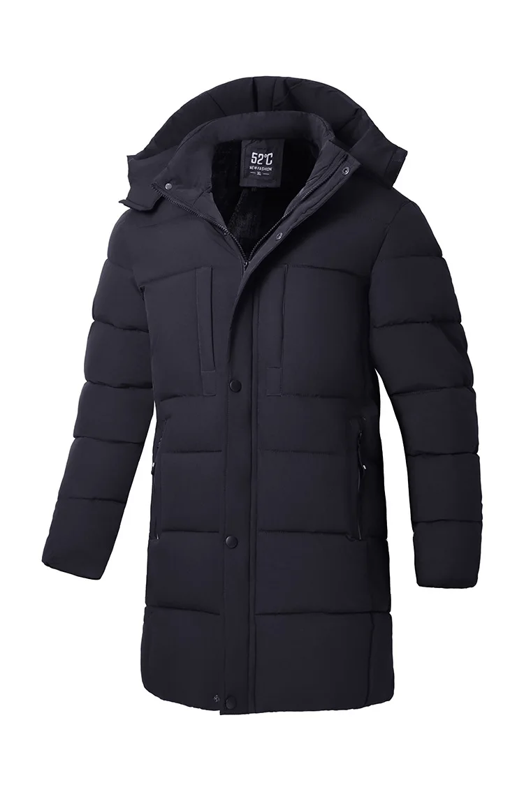 Men's 3D Warm Long Cotton Jacket Winter 2026 Fluffy Versatile Cardigan Fashion Coat for Casual Wear