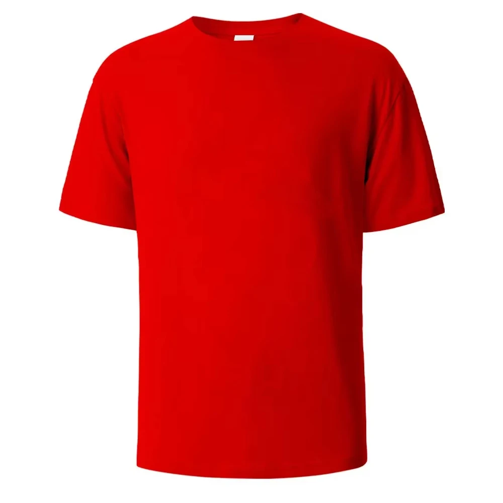 500/300g Zwaar Wit Puur Katoen T-shirt Verdikte Schroefdraad Ronde Hals Korte Mouwen Drie Naald Half mouw Tees