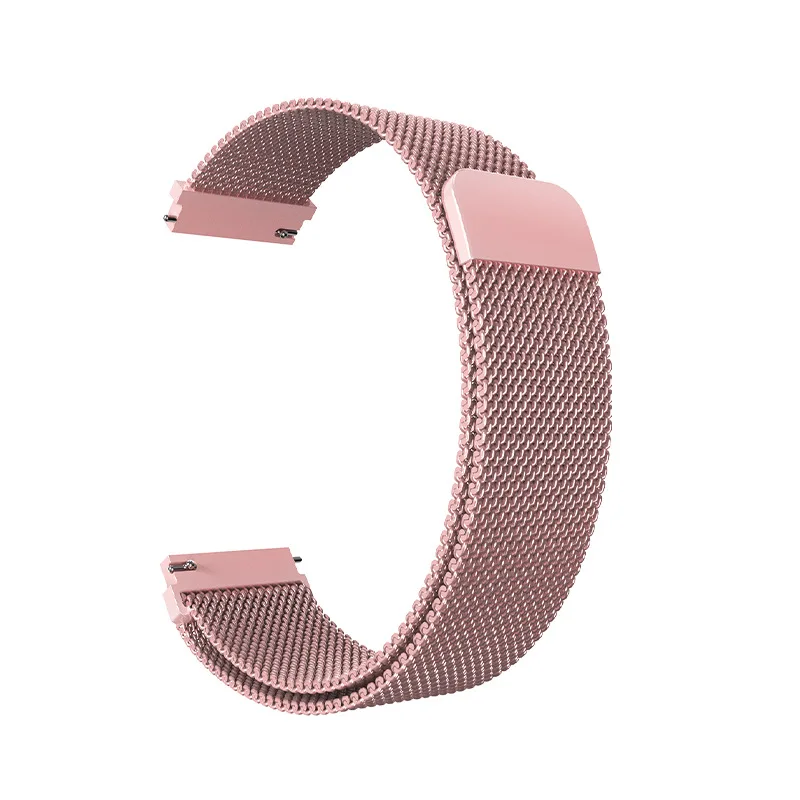 magnetic loop for For Amazfit GTS 3 2 Bip 2e strap GTS2 Mini GTR 3 2 42/47mm 20mm 22mm Bracelet samsung galaxy watch 4/classic