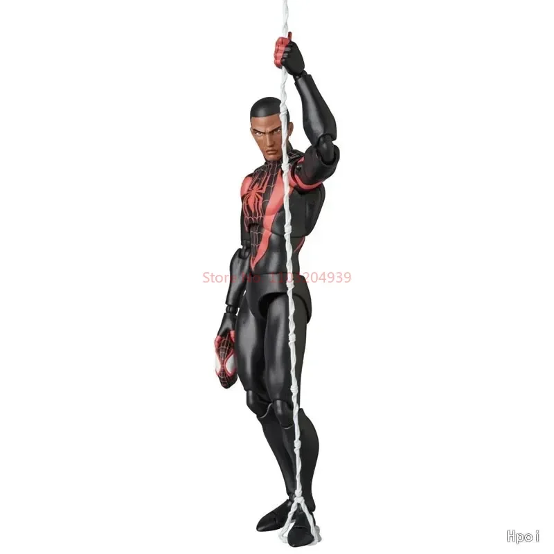 Ct Toys Spiderman Action Figure Miles Morales Mafex 092 Ultimate Comics Spider-Man Shf Figure Ko Figurine Toys Gifts