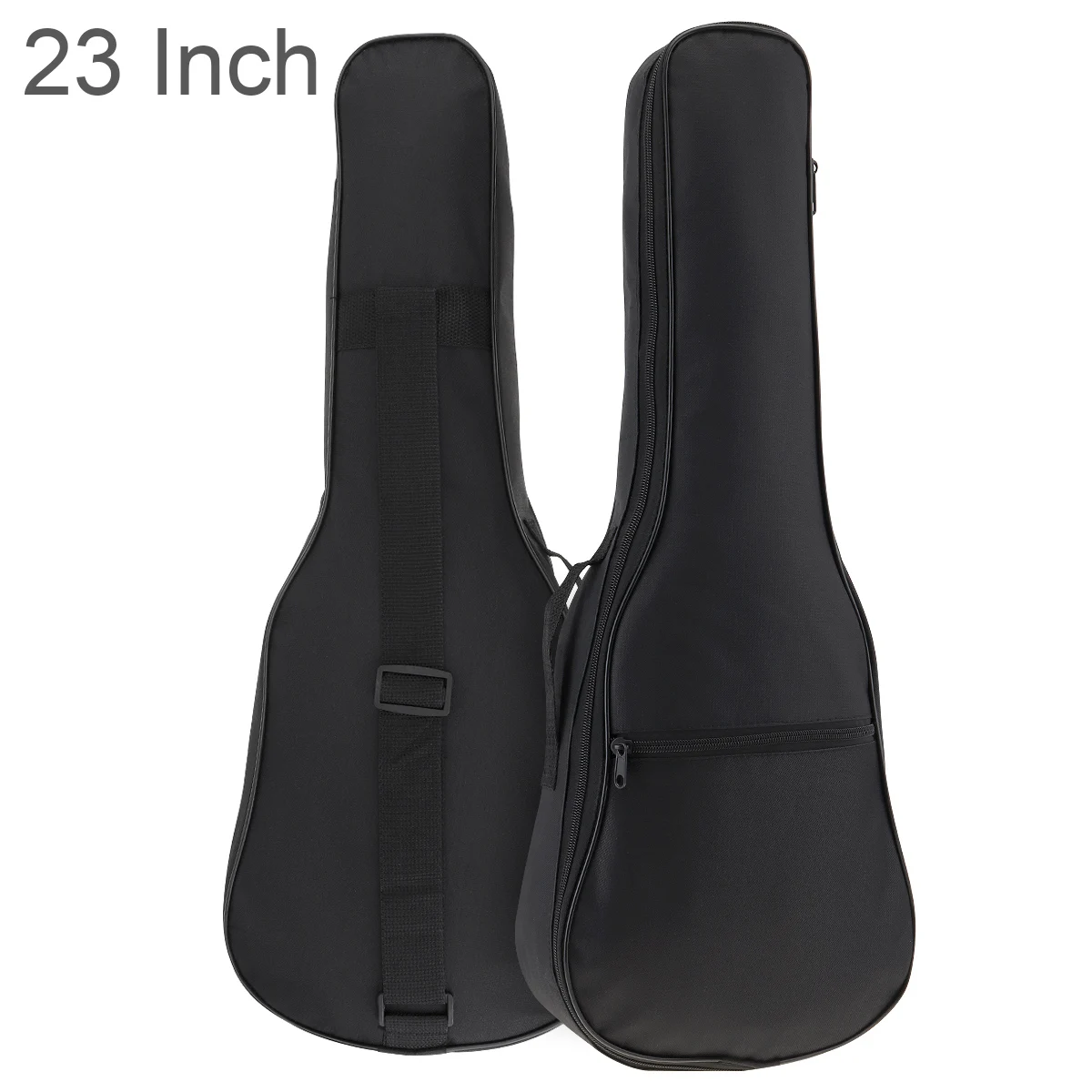 

23 Inch Black Portable Ukulele Bag Soft Case Cotton Waterproof 600D Oxford Fabric Single Shoulder Ukelele Gig Bag Backpack