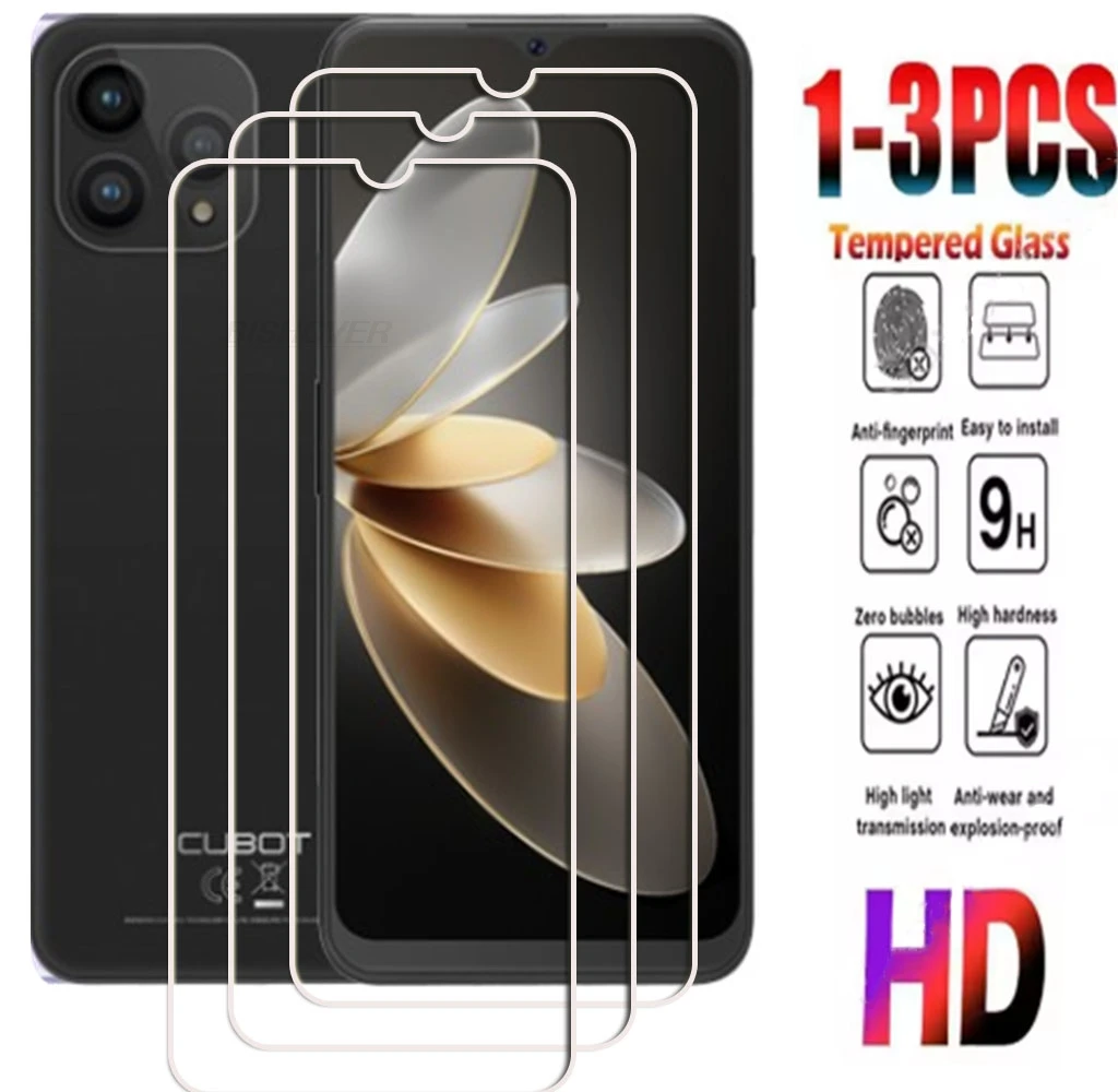 

1-3PCS 9H HD Tempered Glass FOR Cubot P80 6.58" 2023 CubotP80 CUBOT CUBOTP80 Screen Protector Cover Film