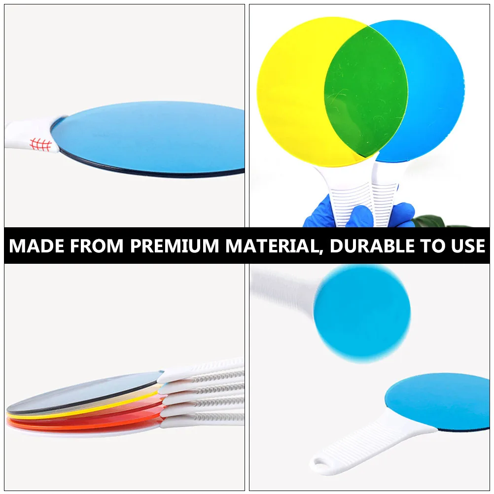 1Set Farbe Erkennung Filter Boards ABS Material Frühen Bildung Wissenschaft Experiment Farbe Lehrmittel Kinder Kognitive Spielzeug