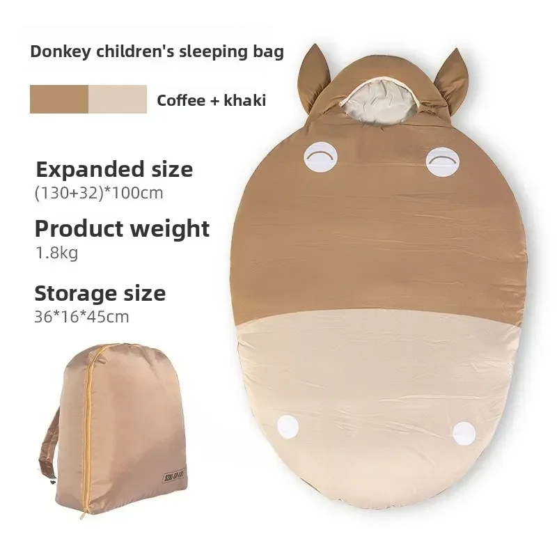 Three little donkeys, sleeping bags for  , thickened warm sleeping bags in autumn and winter, indoor  kick-proo
