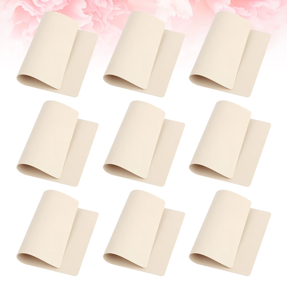 15 قطعة ورقة ممارسة الوشم الجلد الفارغ للمبتدئين الفنانين مزدوجة الوجهين سميكة وهمية الجلد التظليل أدوات التدريب الخطوط العريضة