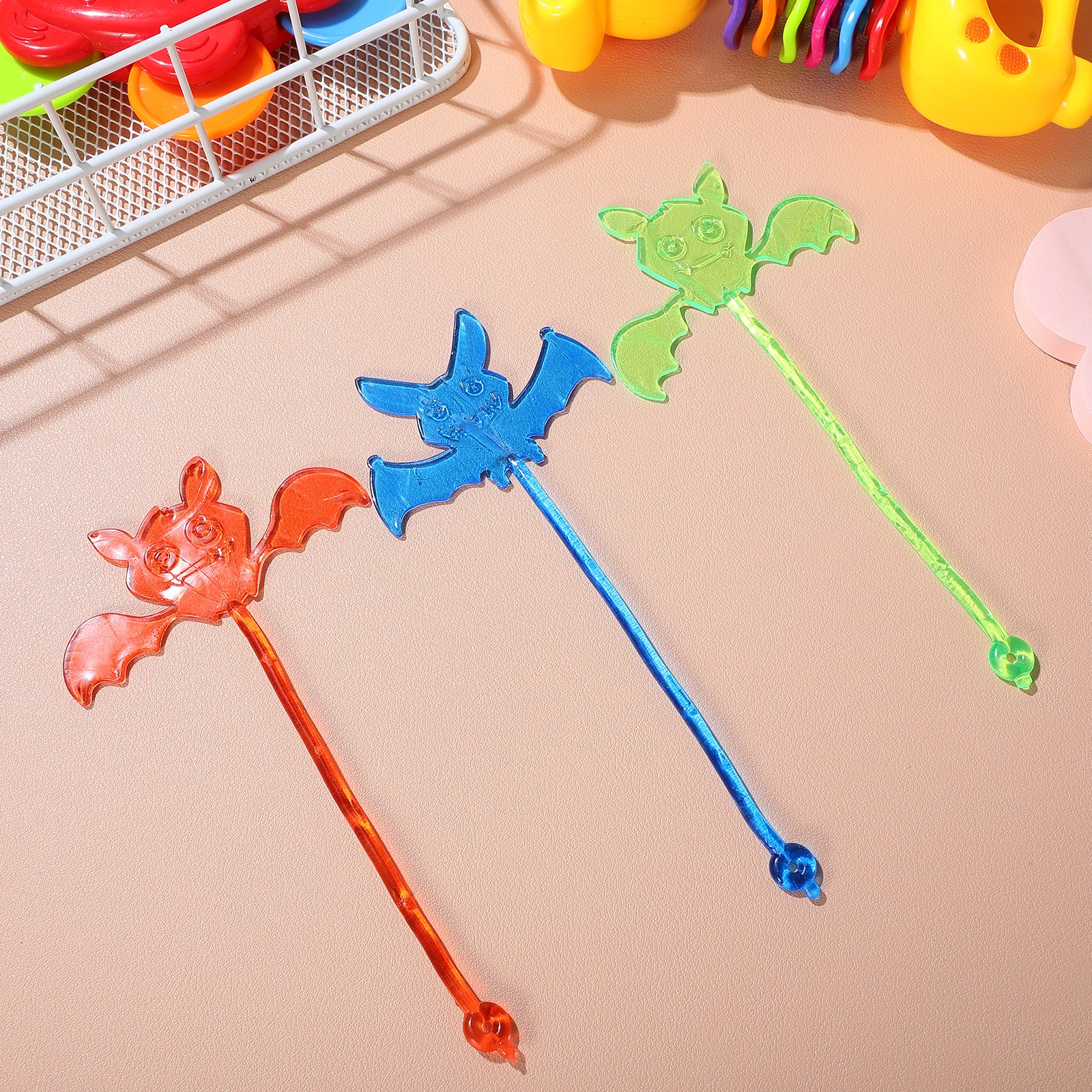

60pcs Sticky Bats for Kids Stretchy Bat Halloween Party Favors Creepy Scary Prank Props Stretchy Goodie Bag Stuffers