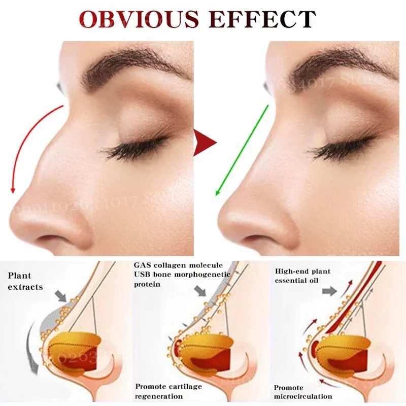 Use this nose - enhancing oil to carve the perfect nose shape and gain a charming European and American side profile!