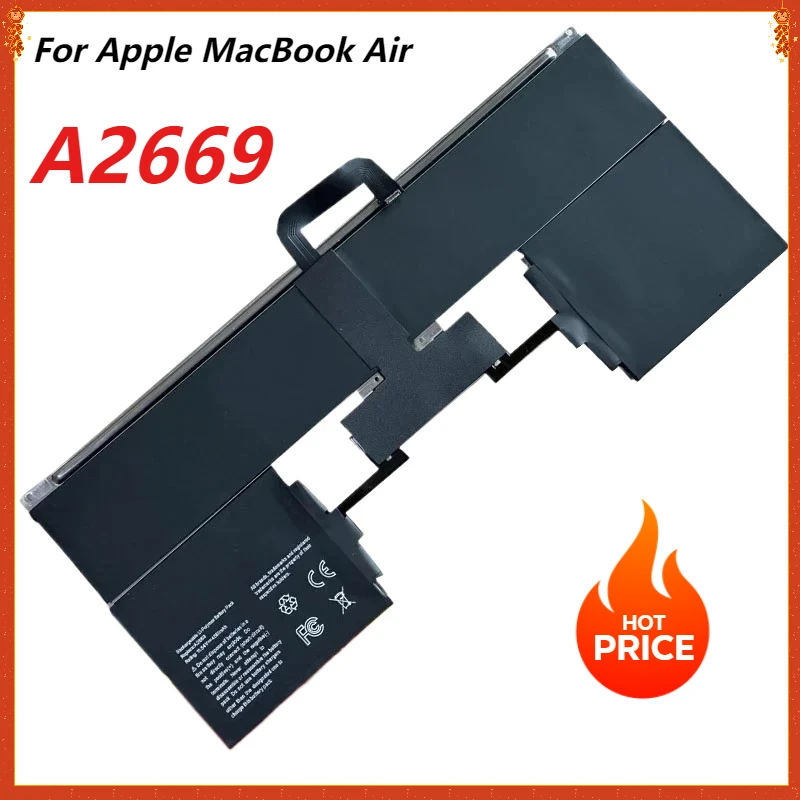 New A2669 A2681 Laptop Battery for Apple MacBook Air 13 Inch M2 2022 Year 11.54V 52.6Wh 4561mAh for MacBook Air 13 A2681 A3113