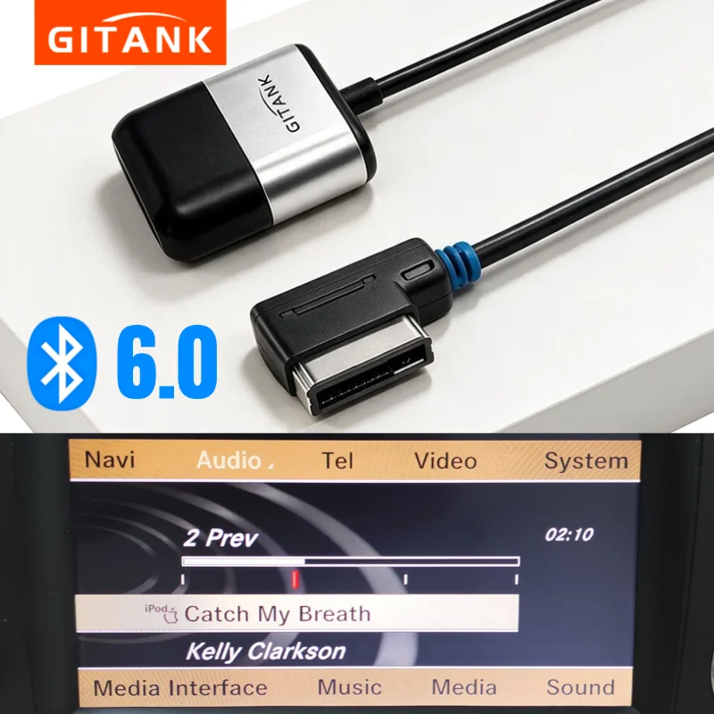 Car Bluetooth 6.0 Adapter For AMI MDI MMI Accessories For Mercedes-Benz S/C/E/GL/ML/R