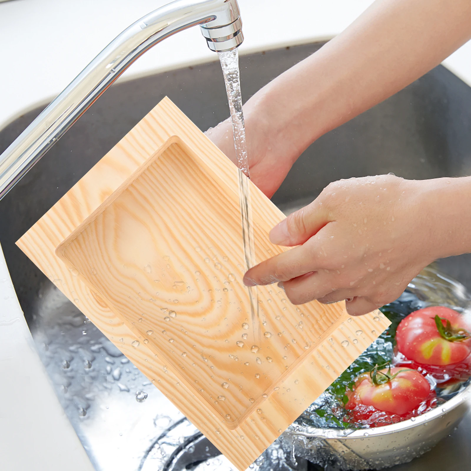 

Wooden Sashimi Plate Decorative Tray Snack Food Tableware Unique Charm Elegant Simple Natural Beauty Desserts Appetizers Sushi