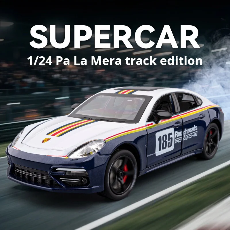 

1:24 моделирование Poshijie Palamera трек-спрей версия модель автомобиля сплав модель автомобиля орнамент детский подарок