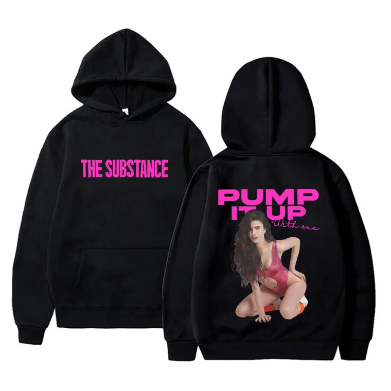 

Horror Movie The Substance Graphic Hoodie Men Women Fashion Gothic Streetwear Unisex Casual Vintage Oversized Pullover Hoodies