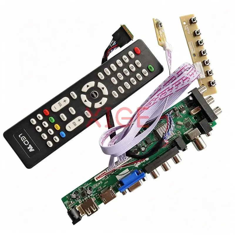 

For LP133WH2 M133NWN1 HB133WX1 LP133WH1 Controller Board DIY Kit Laptop Panel DVB/USB/AV/VGA/HDMI 1366*768 1366x768 LVDS-40 Pin