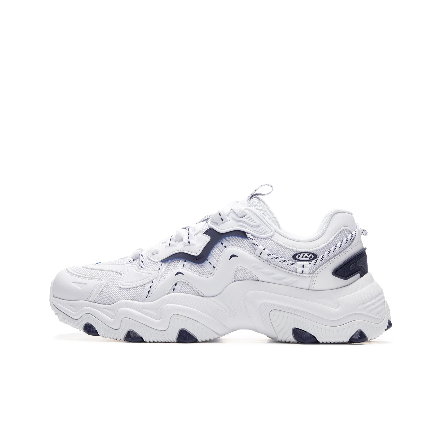 Li Ning Cat Paw Lite 2 Cushioning Height Increasing Low top Casual Shoes Men's White AGCU449-5