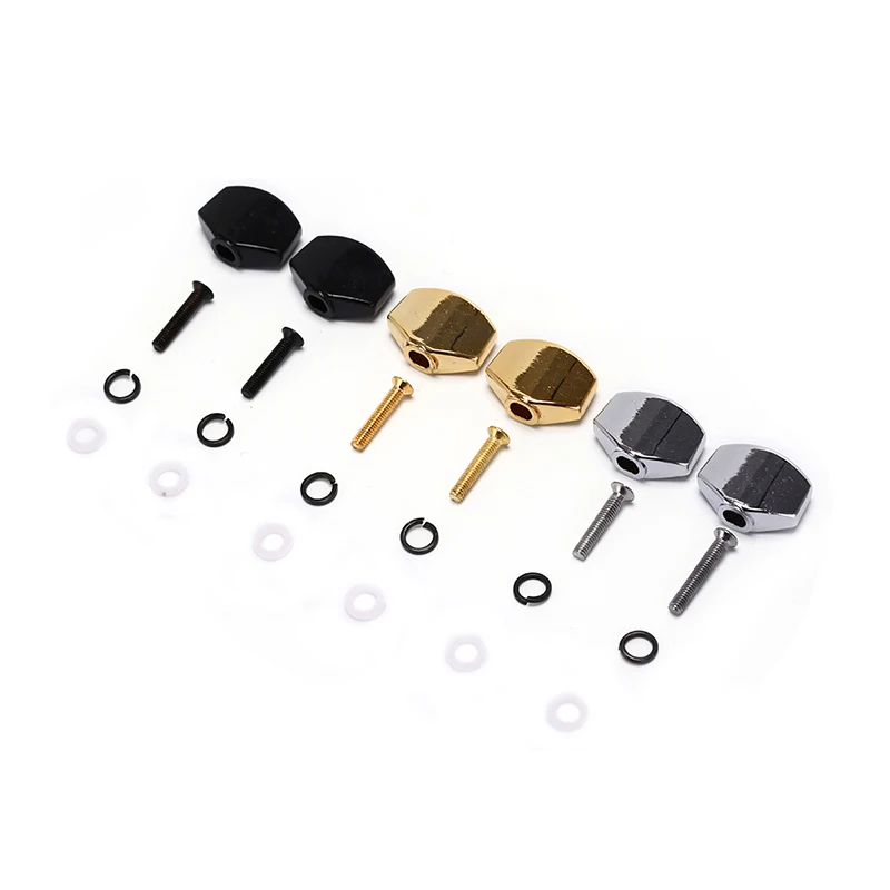 [NM]2Pcs Guitar Tuning Machine Heads Knob Metal Buttons Machine Tuner Knobs[NM]