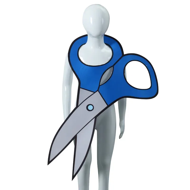 مجموعة أزياء ممتعة للحفلات العائلية ومقصات ورق الصخور مكونة من 3 أزياء مجموعة مضحكة للهالوين للأشخاص البالغين