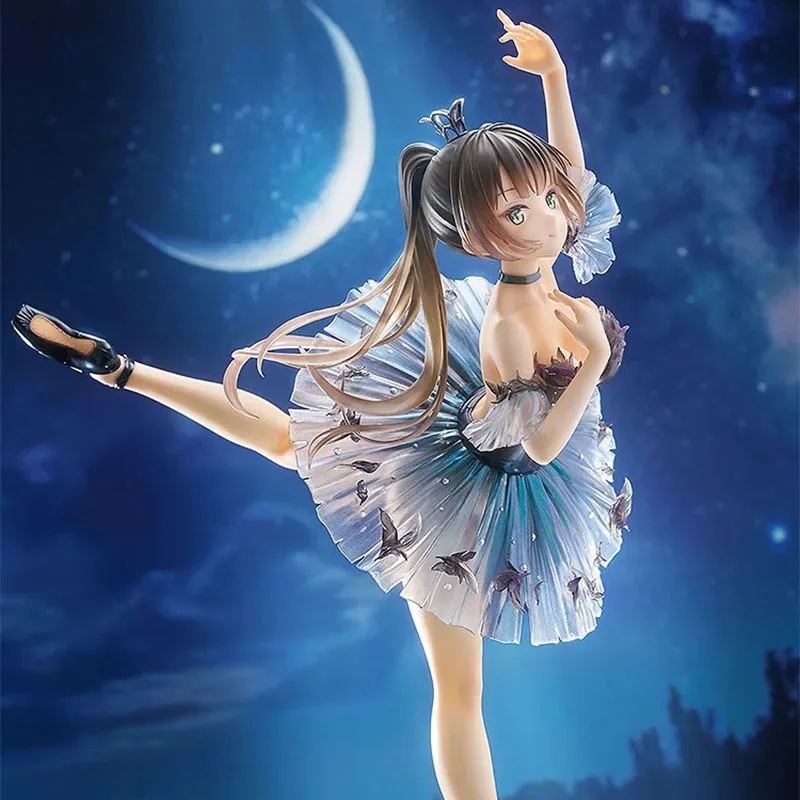 Stock Original WAVE Dream Tech Black Swan Girl PVC 30CM figura de acción de Anime muñecas de modelos coleccionables estatuilla ornamento regalo