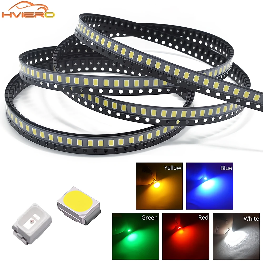 

100pcs 3020 SMD White Red Blue Green Yellow Light-emitting Diode SMT 8-10 LM LED Lamp Bead Mini Chip Lights Home DIY Decoration