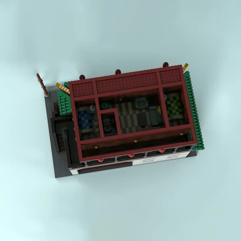 Moc Building Blocks China House Technology Modular Bricks Model  Gifts Christmas Toys DIY Sets Assembly