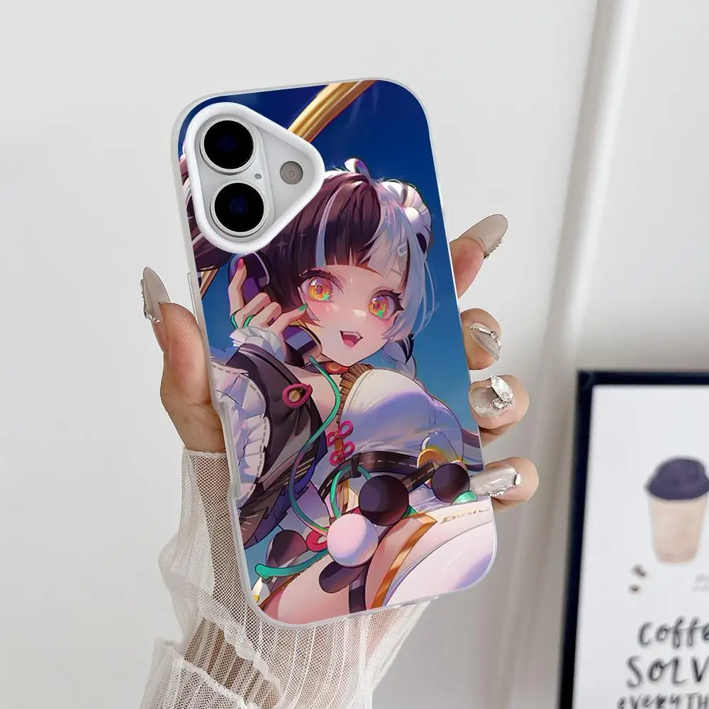 

ZZZ Dialyn Jelly Double layer White Mobile Phone Case for iPhone 17 16 15 14 13 12 11 Air Pro Max Plus Protective