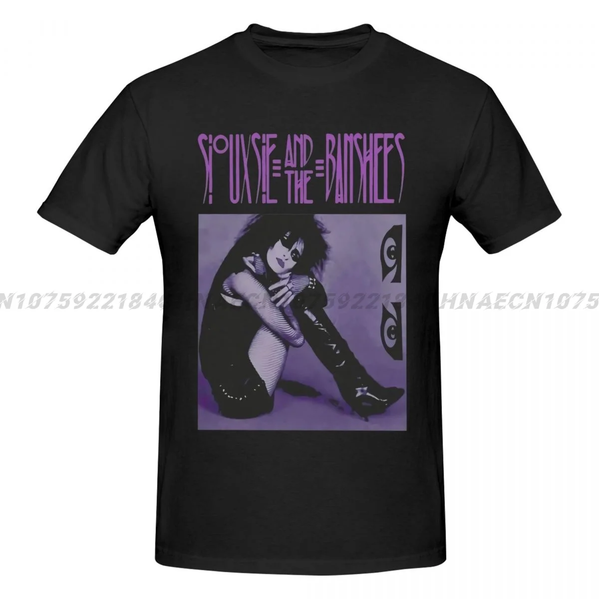 Purple Rock Music Hip Hop Gothic Men Women T Shirts Siouxsie And The Banshees Novelty Tees T-Shirt Cotton Graphic Printed Tops