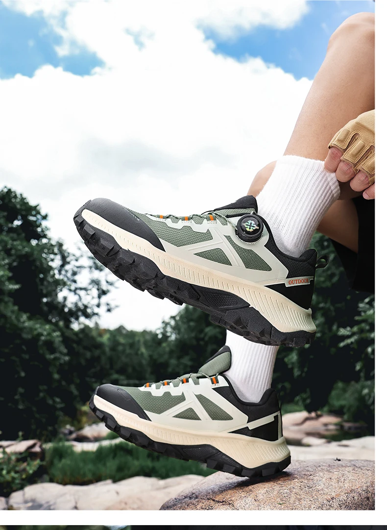 Herren Plus Size Wasserdichte Wanderschuhe Vier Jahreszeiten Rutschfeste Outdoor-Wanderschuhe Jugendliche Freizeit-Sport-Laufschuhe Sneaker – Detail 21