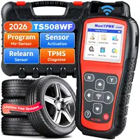Herramienta de Servicio de Diagnóstico para Autos Autel TS508WF TPMS MX-sensor 315/433MHz, Programación WiFi, Reparación de Neumáticos, Activación, Reaprendizaje