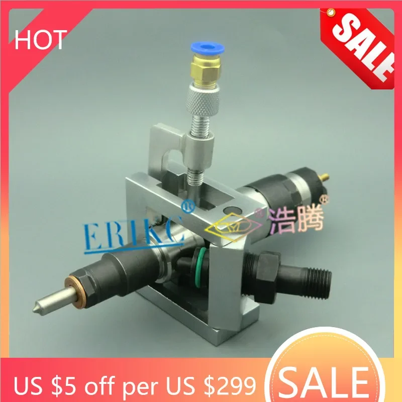 Auto Common Rail Injector Clamping Tool E1024004 Universal Grippers Diesel Oil Return Device for Bosch