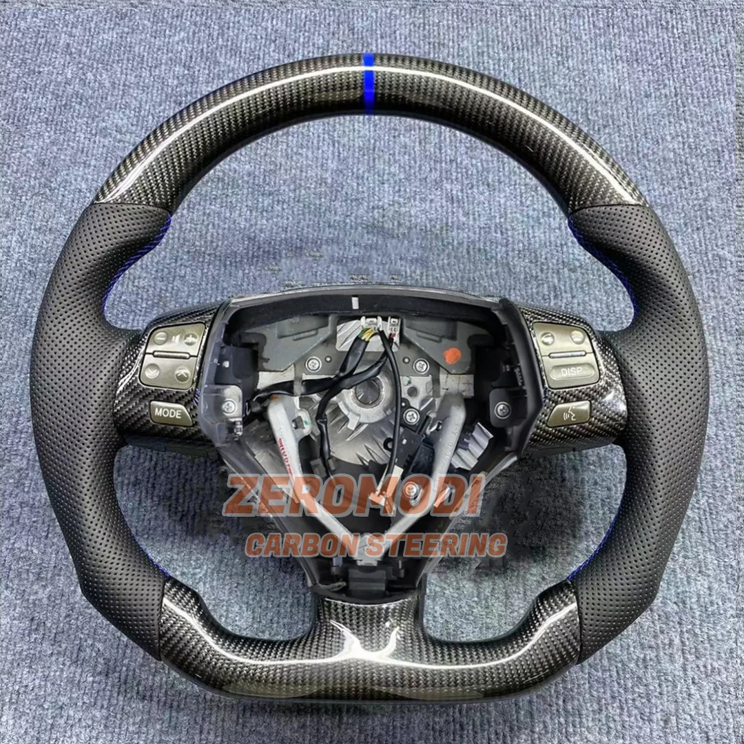 

Custom Carbon Fiber Leather Steering Wheel Replacement For LEXUS GS300 GS450H 2005-2007