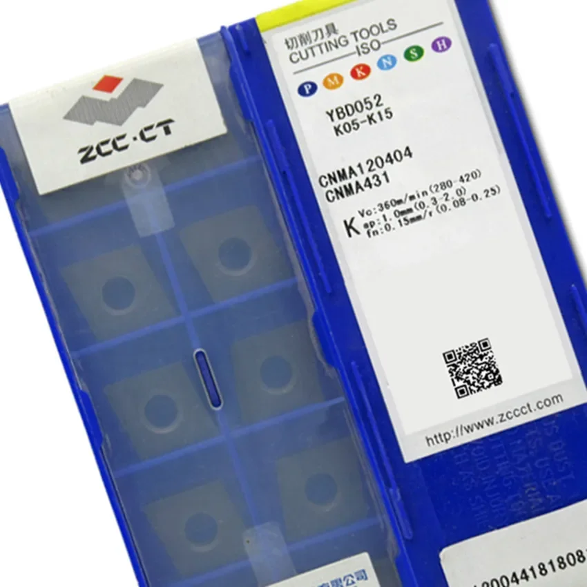 

CNMA120404 YBD052/CNMA120408 YBD052/CNMA120412 YBD052 CNMA431 CNMA432 CNMA433 ZCC.CT Твердосплавные пластины с ЧПУ для чугуна 10 шт./кор.