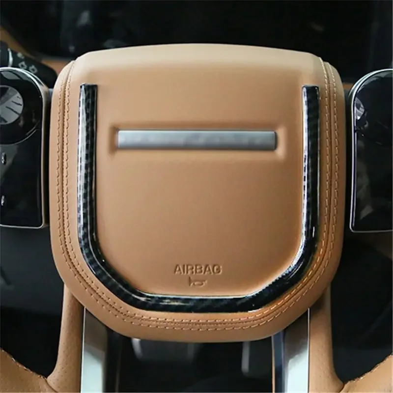 

WELKINRY For Land Rover Discovery Sport L550 & Discovery 5 LR5 L462 & Range Rover Evoque L551 Car Steering Wheel U Shape Trim