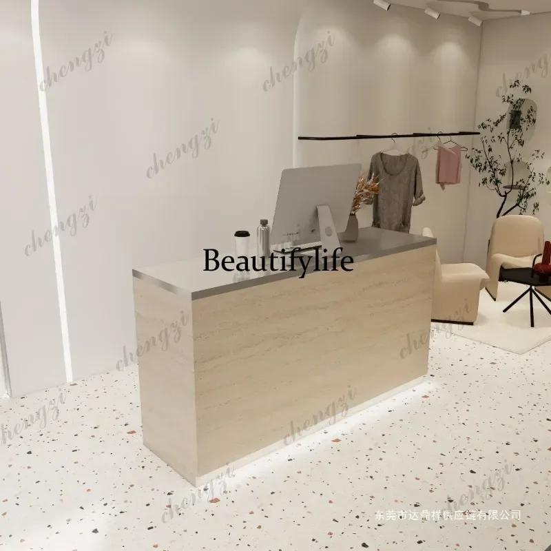 45 Modern Chinese-style Reception Desks Medical Aesthetics Reception Desks Dental Clinic Office Furniture Zum Empfang ZY40JDT