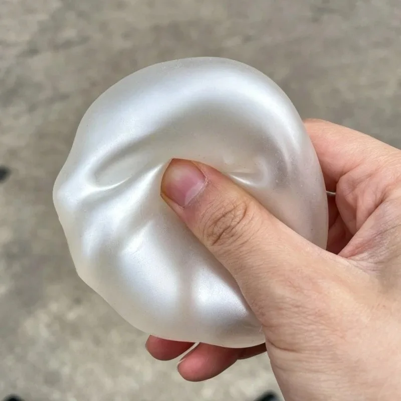 Moldable Squishy Pearl Coconut Oil Squeeze Toy Stress Ball Squishy Toy Slow Rising Decompression Sensory Toy for Kids Adult
