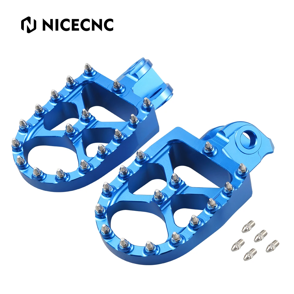 NICECNC Enlarged Footrest Foot Pegs Pedals For Husqvarna 701 Enduro 701 Supermoto 2016-2021 690 Enduro R 690SMC R 2008-2021 2020