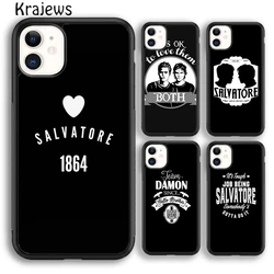 Krajews The Vampire Diaries Salvatore 1864 Phone Case Cover For iPhone 17 Air 16 15 14 plus 11 12 13 pro max