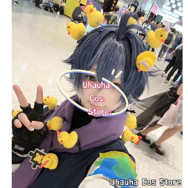 Uhauha s*Hsr Stephen Lloyd Cosplay Perücke Honkai Star Rail Rollenspiel Hitzebeständiges Haar Halloween Karneval Cos Accessoire Kurzes Haar