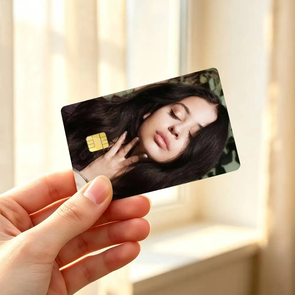 American Actress Alexa Demie Credit Card HD Stickers Premium matte film effectively prevents fingerprints and daily abrasion.