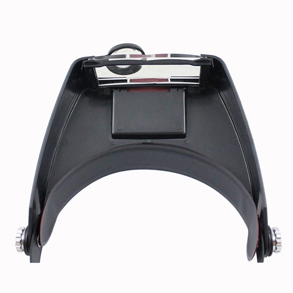 

LED Light Magnifier Headband with Dual Bright LEDs for Repairing Fine Work Adjustable Head Size Powered Magnifying Glass