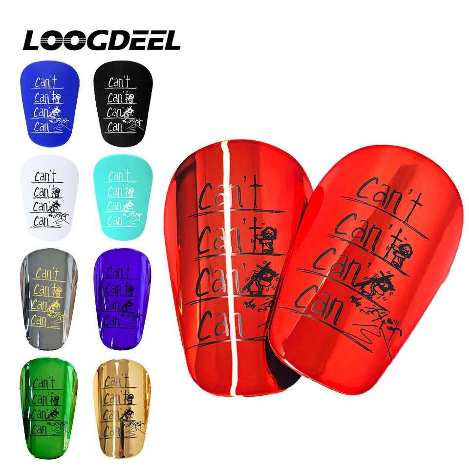 Loogdeel 1 par caneleiras de futebol treinamento de futebol perna guarda equipamentos de proteção mini caneleiras anti deslizamento unisex crianças meninos menina
