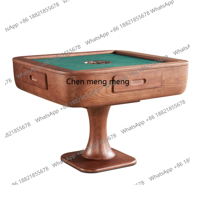 طاولة طعام آلة جونغ من الخشب الصلب المنزلي من أشوود، متكاملة ذات غرض مزدوج، حركة أوتوماتيكية فاخرة وخفيفة الوزن #3