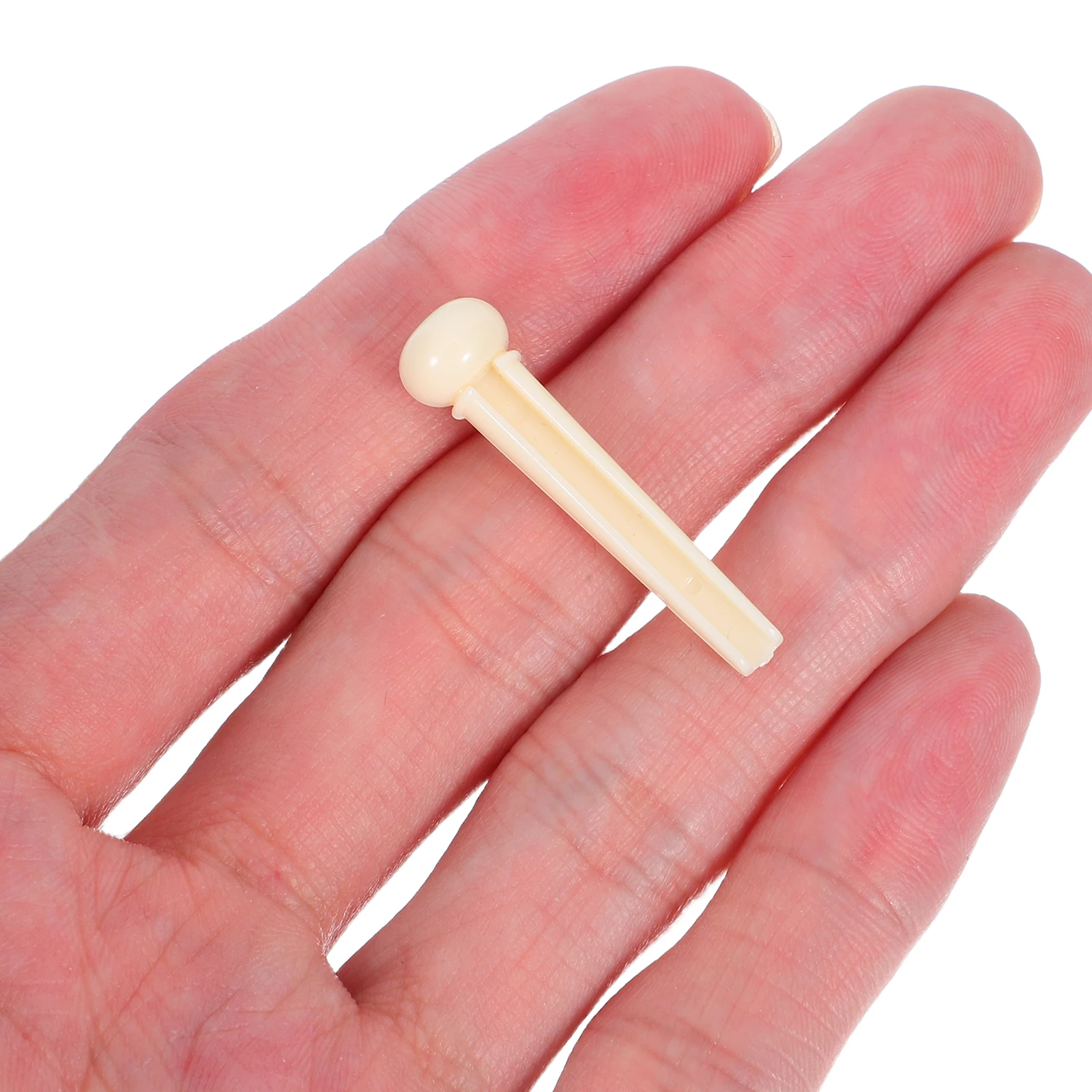 

6Pcs Brass Acoustic Guitar Bridge Pins Inlaid Tone Pegs Replacement for 6 String Standard Guitar Parts Suitable for Martin