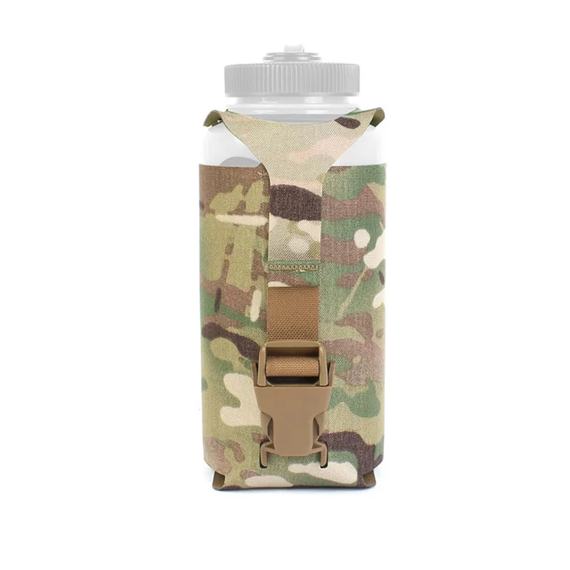 Tactical 32oz Water Bottle Pouch Lightweight Bottle Holder Carrier Molle Pouch Side Release Buckle Fastener Hunting Accessories
