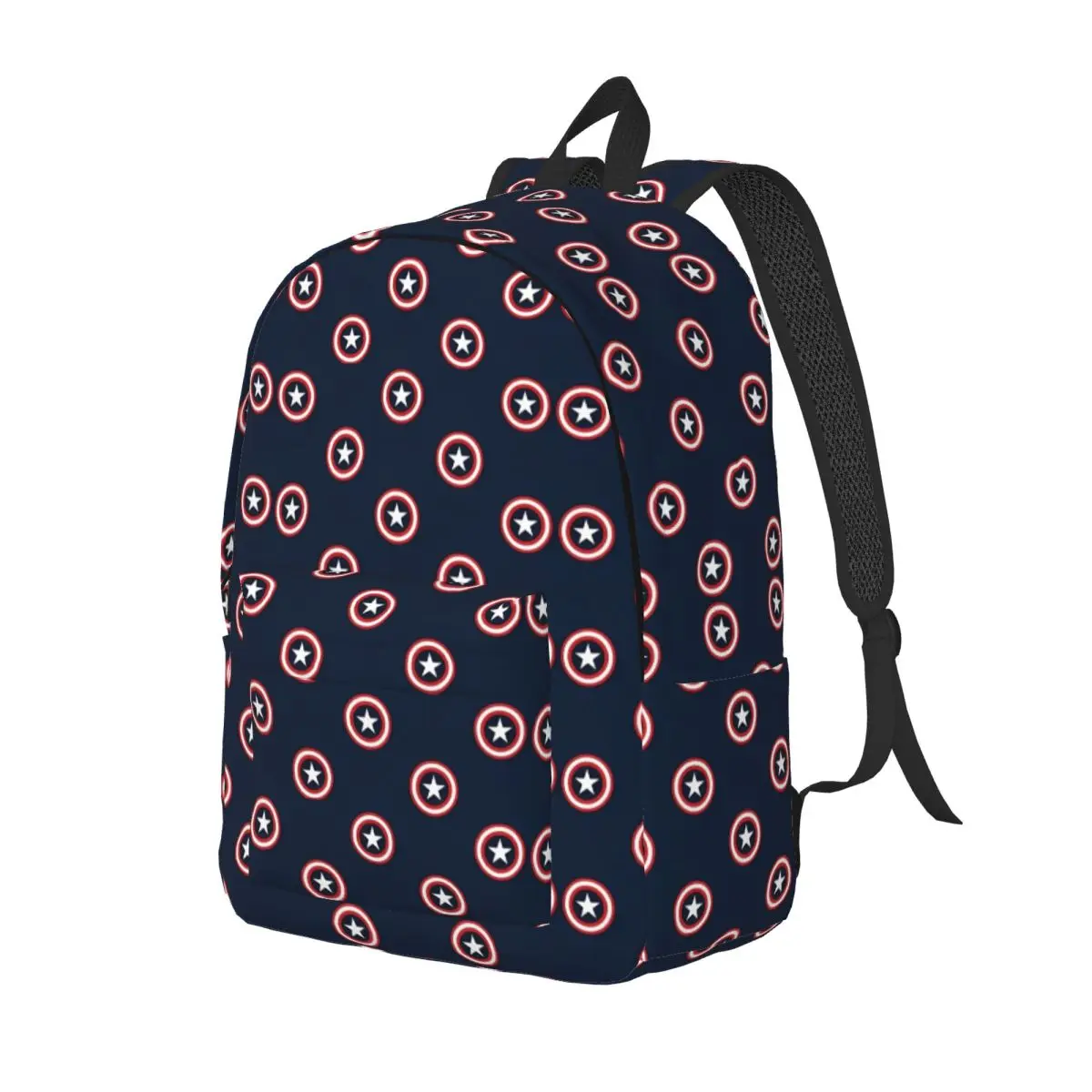 Mochila con logotipo de Capitán América, mochilas Kawaii para chica, mochilas ligeras de senderismo para escuela secundaria, mochila colorida