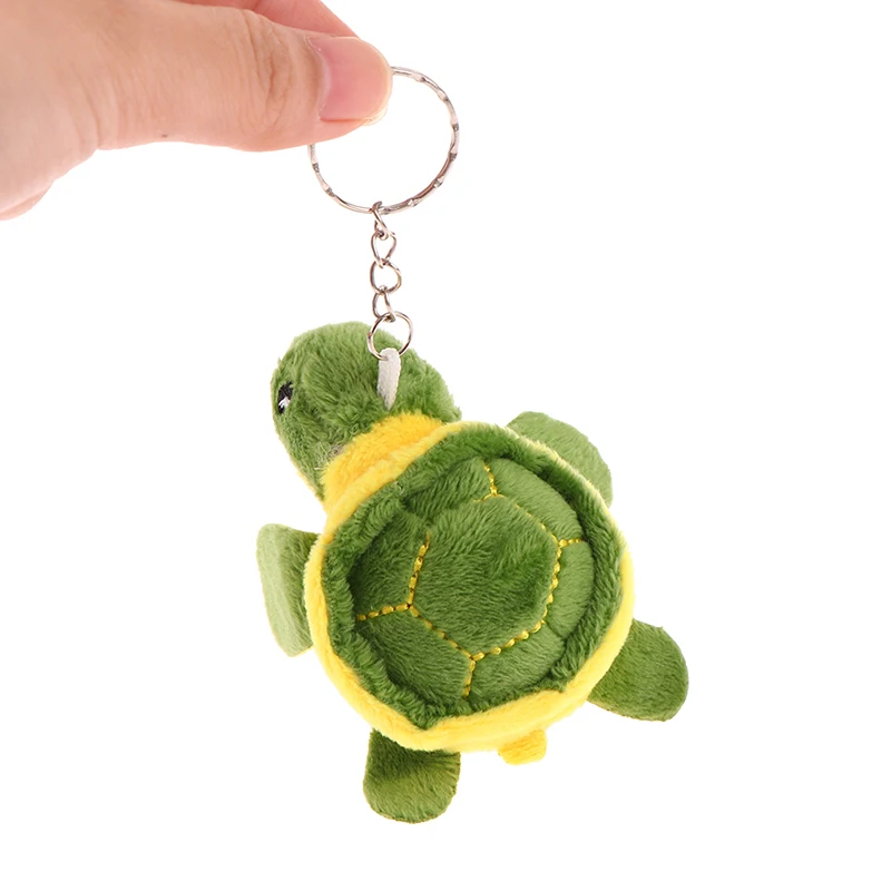 1Pc 10CM Cute Turtle Doll Stuffed Doll Cartoon Soft Plush Toy Keychain Bag Pendant Kid Gift