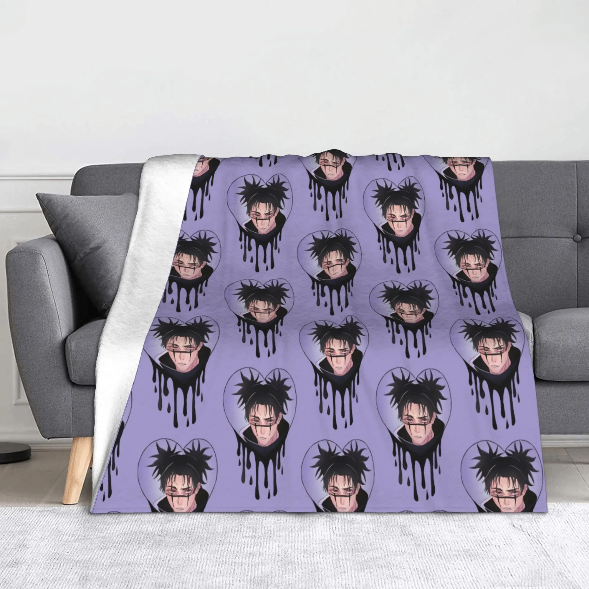 Choso Heart Blanket Kaisens Anime Flannel Awesome Warm Throw Blanket for Home  Winter