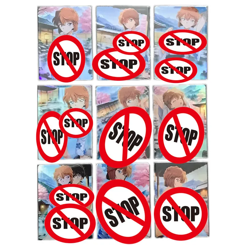 

9pcs/set Classic Anime Sexy Cards Detective Conan Haihara Ai Adults 18+ Topless Fighting Game Toys and Gifts Collectible Cards