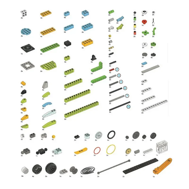 ألعاب روبوت Wedo 2.0 Program Brick STEM - مجموعة لعب مكعبات بناء تعليمية للعلوم والتعلم الهندسي