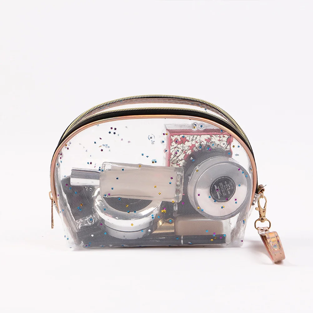 

Toiletry Travel Bag Size M Large Capacity Waterproof Portable Wash Pouch Makeup Bag Zipper Handbag Carry Case Zipper Handbag